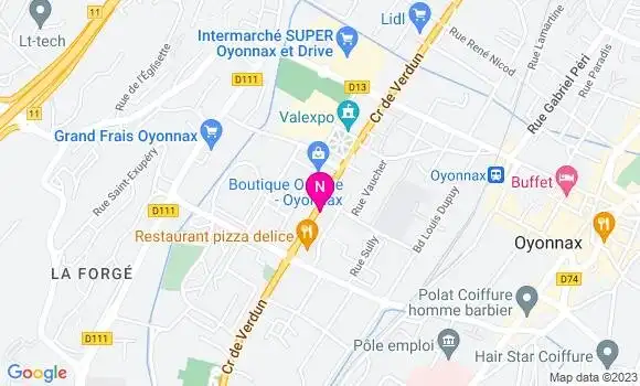 Localisation Mtre Pinson Pierre