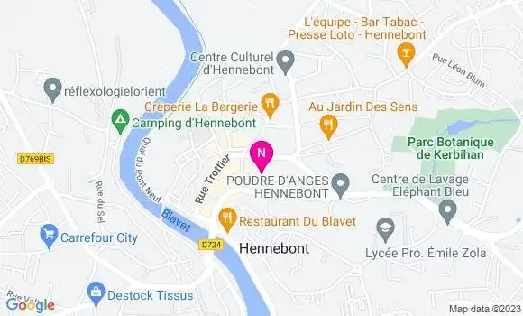 Localisation Mtre Perrot Séverine