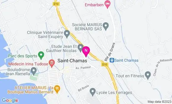 Localisation Mtre Nicolas Gauthier