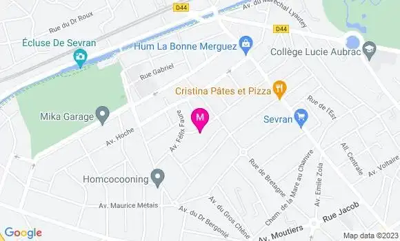 Localisation Mtre Ripart François