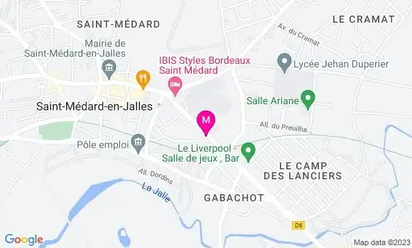 Localisation Mtre Gillain Chloé