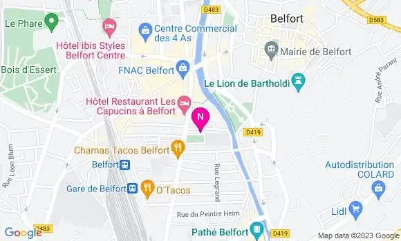 Localisation Mtre Michel Emily