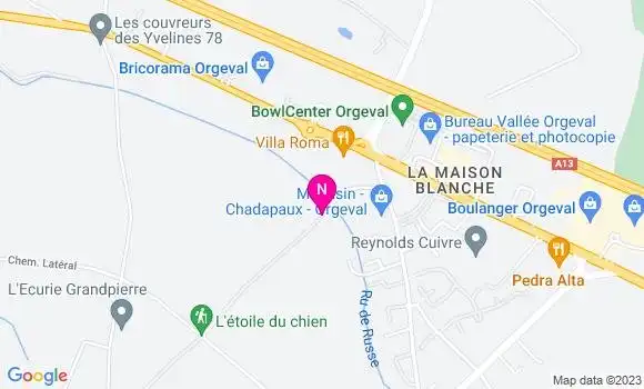 Localisation Mtre Mahieu Nicolas