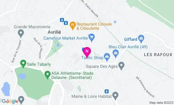 Localisation Mtre Treffot Marie Lore