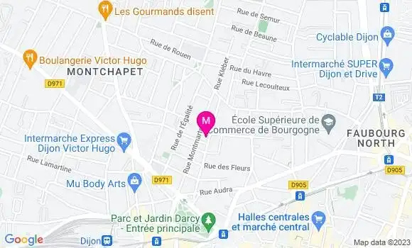 Localisation Mtre Berthaut Ornella