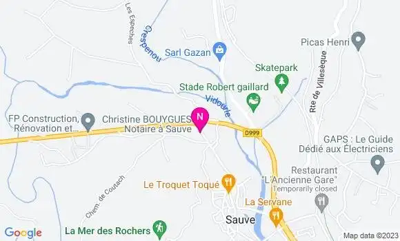 Localisation Mtre Bouygues Christine