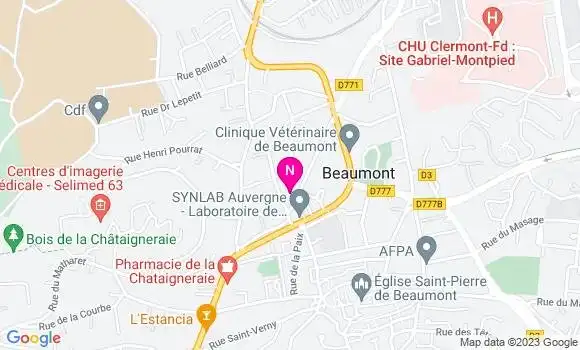 Localisation Mtre Battut Borde Marie Christine