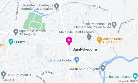 Localisation Mtre Remilly Caroline