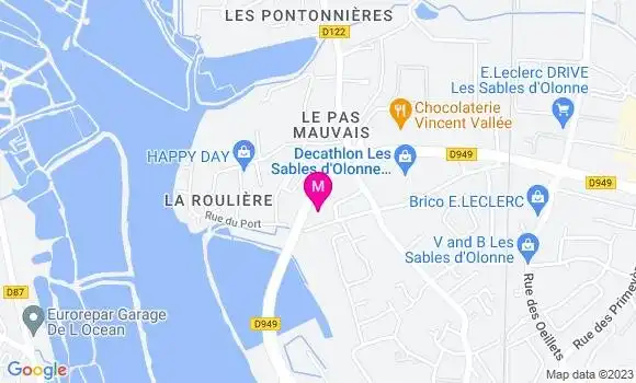 Localisation Mtre Vrain Isabelle