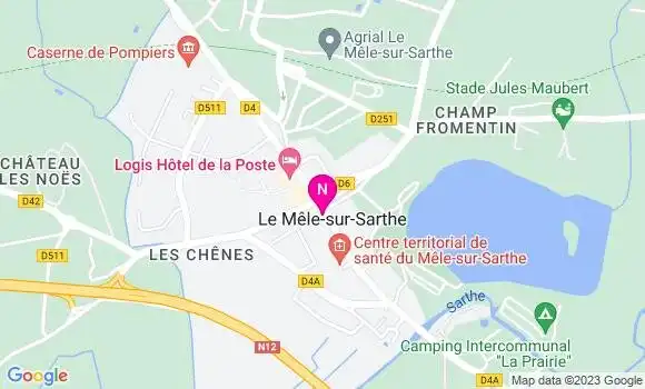 Localisation Mtre Laine Christophe