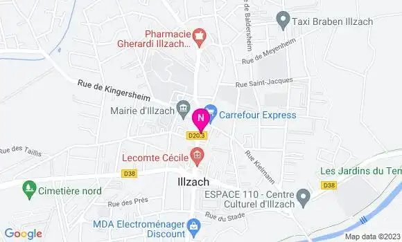 Localisation Mtre Benner Pierre Alexandre