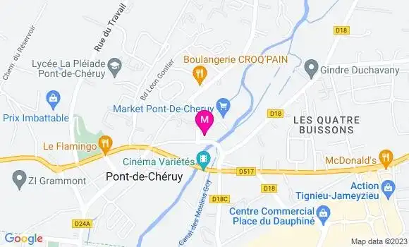 Localisation Mtre Jamann Chaufferin Romy