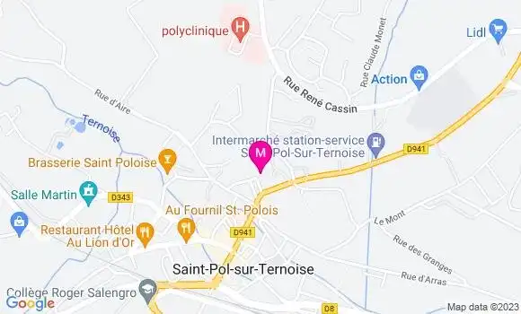 Localisation Mtre Martin Jocelyne