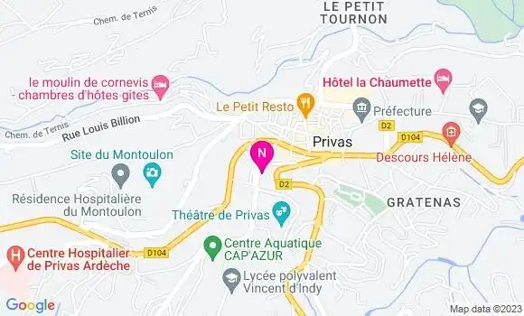 Localisation Mtre Pechoux Cilia