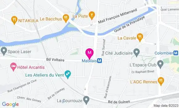 Localisation Mtre Crouan Josselin