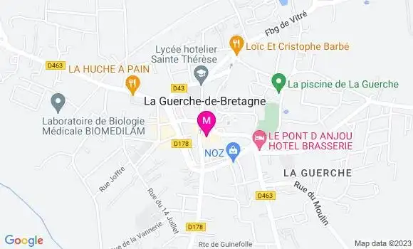 Localisation Mtre Ody Audrain Corentine