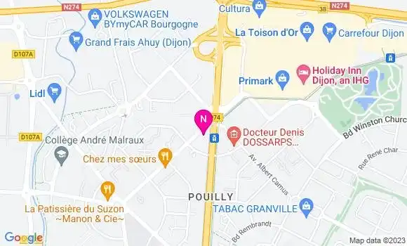 Localisation Mtre Batisse Caroline