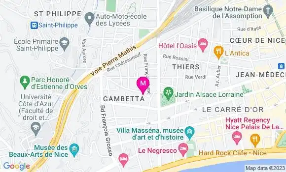 Localisation Mtre Boussidan Philip