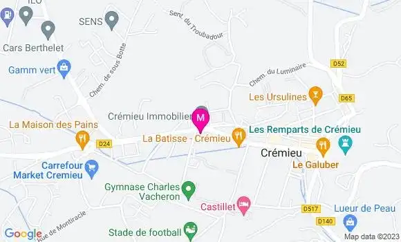 Localisation Mtre Belmont Christine