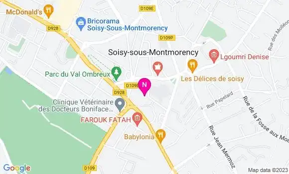 Localisation Mtre Cerceau Caroline