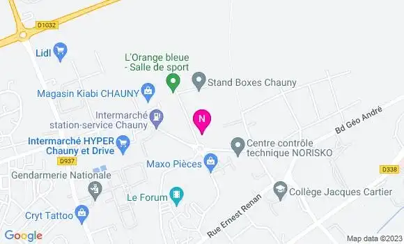 Localisation Mtre Dutriez Aude