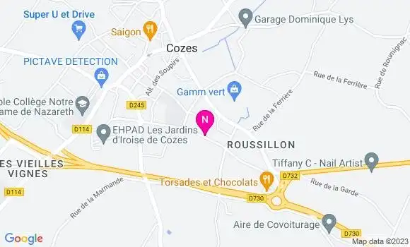 Localisation Mtre Nicolas Jean Damien