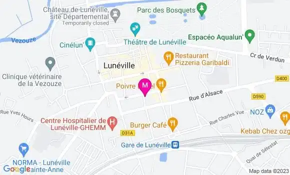 Localisation Mtre Eulry Caroline