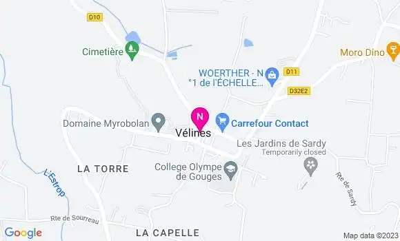 Localisation Mtre Leonardon Lapervenche Henri