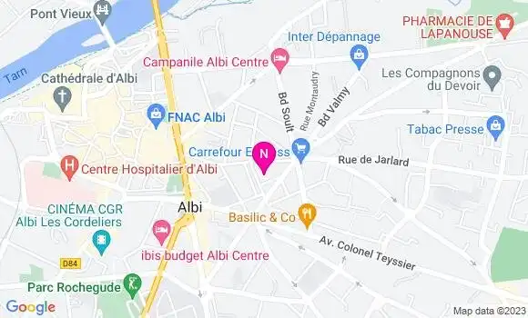 Localisation Mtre Fournier Charles