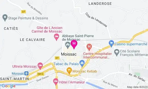 Localisation Mtre Guillamat Vincent