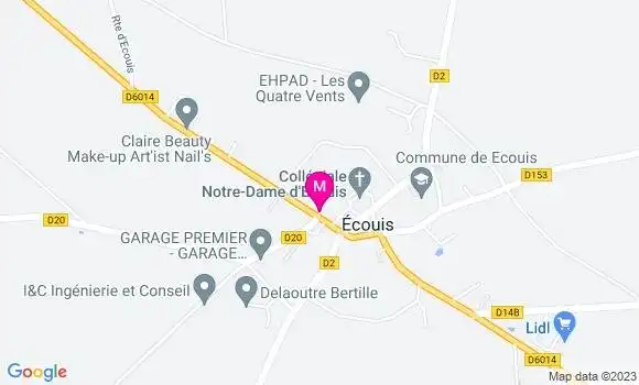 Localisation Mtre Le Compte Thibault