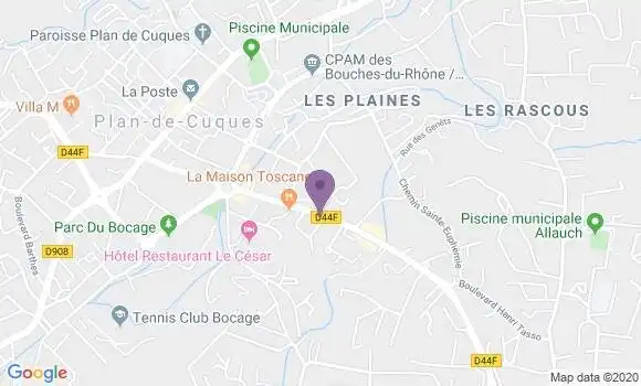 Localisation Mtre Danan Jean François
