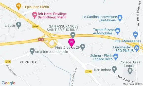 Localisation Mtre Menard Gilles