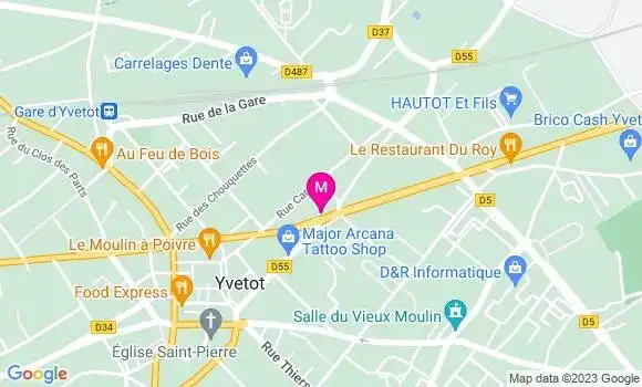 Localisation Mtre Cabot Eric