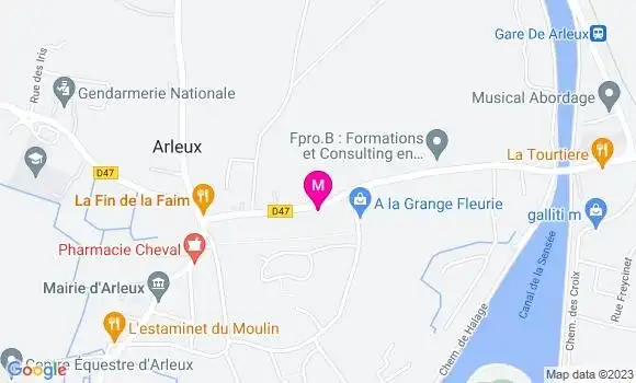 Localisation Mtre Blanpain Louis