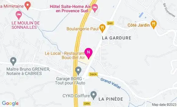 Localisation Mtre Brunel Karen