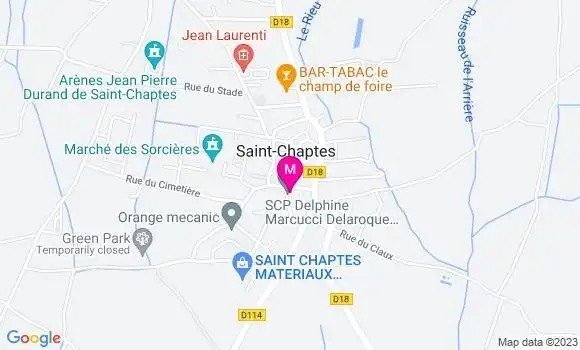 Localisation Mtre Dionisio Valéria