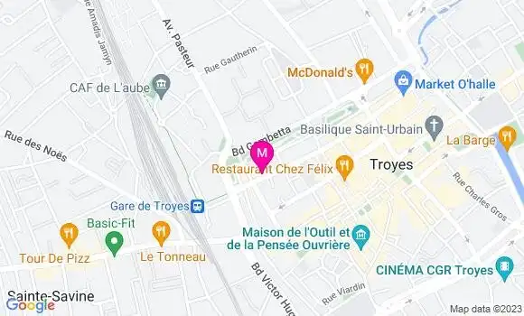 Localisation Mtre Hyest Florian