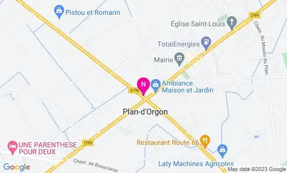 Localisation Mtre Tholozan Mathieu