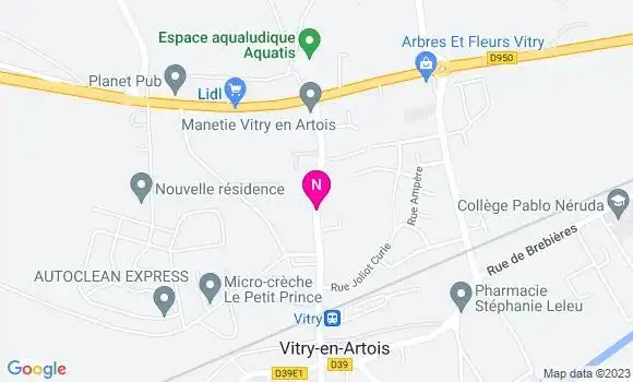 Localisation Mtre Bulteel Yann