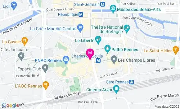 Localisation Mtre Colombani Sandrine
