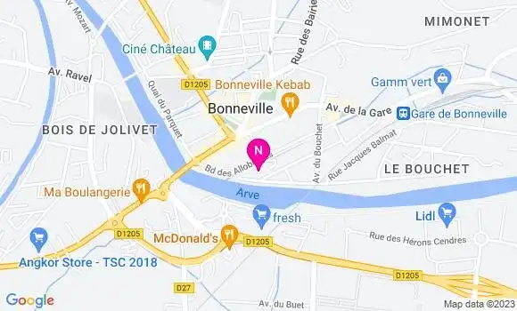 Localisation Mtre Martin Yves
