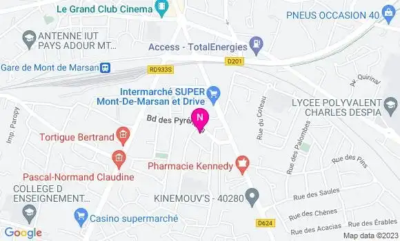 Localisation Mtre Pebernard Olivier