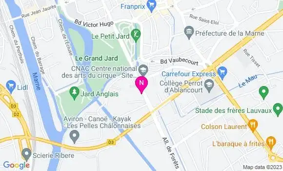 Localisation Mtre Thinus Olivier