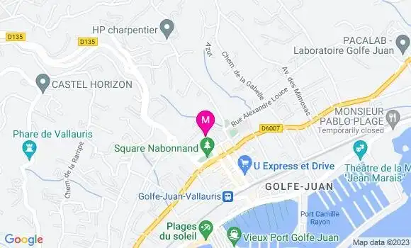Localisation Mtre D