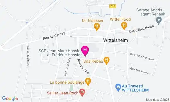 Localisation Mtre Cholley Olivier