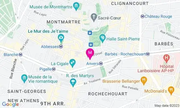 Localisation Mtre Chassaint Pierre Elie