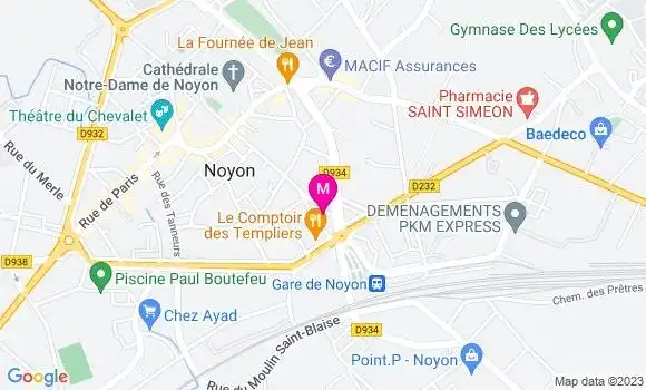 Localisation Mtre Richet Régine