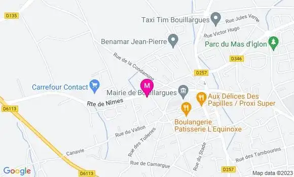 Localisation Mtre Fabre Pauline