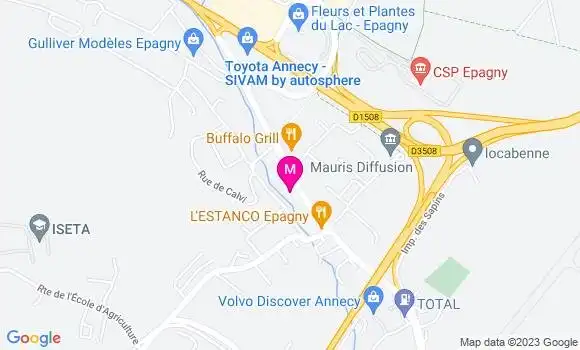 Localisation Mtre Sené Julia